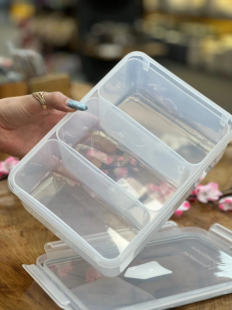 هوم کت فریزری مستطیل با درب چفتی ضد نشت – مناسب نگهداری مواد غذایی در فریزر