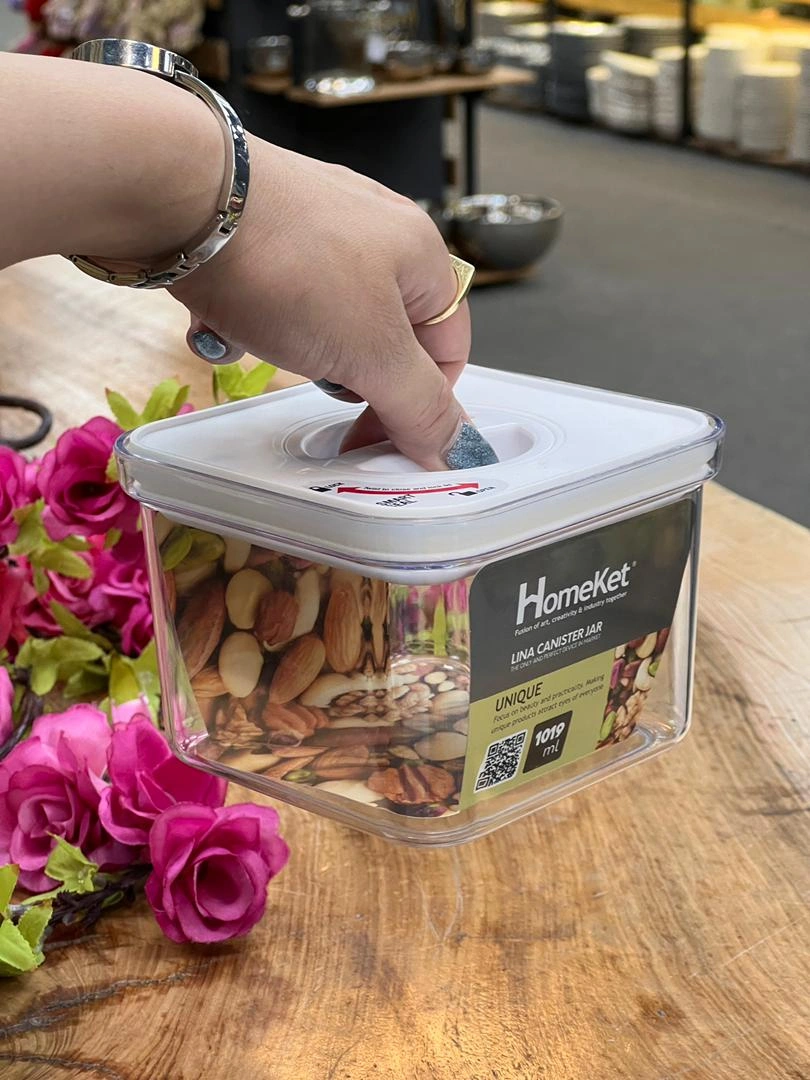 ست کامل جا حبوباتی مربع لینا از هوم کت