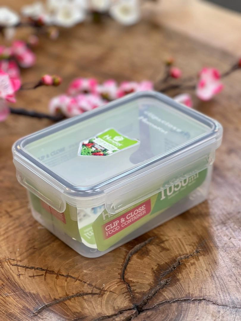 هوم کت فریزری مستطیل شفاف با بدنه مقاوم و درب محکم – مناسب انواع مواد غذایی