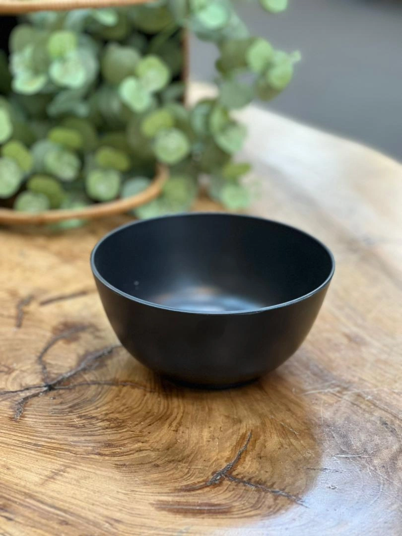 نمای نزدیک از بافت و جنس ملامین کاسه LORD – سطح صاف و براق با مقاومت بالا