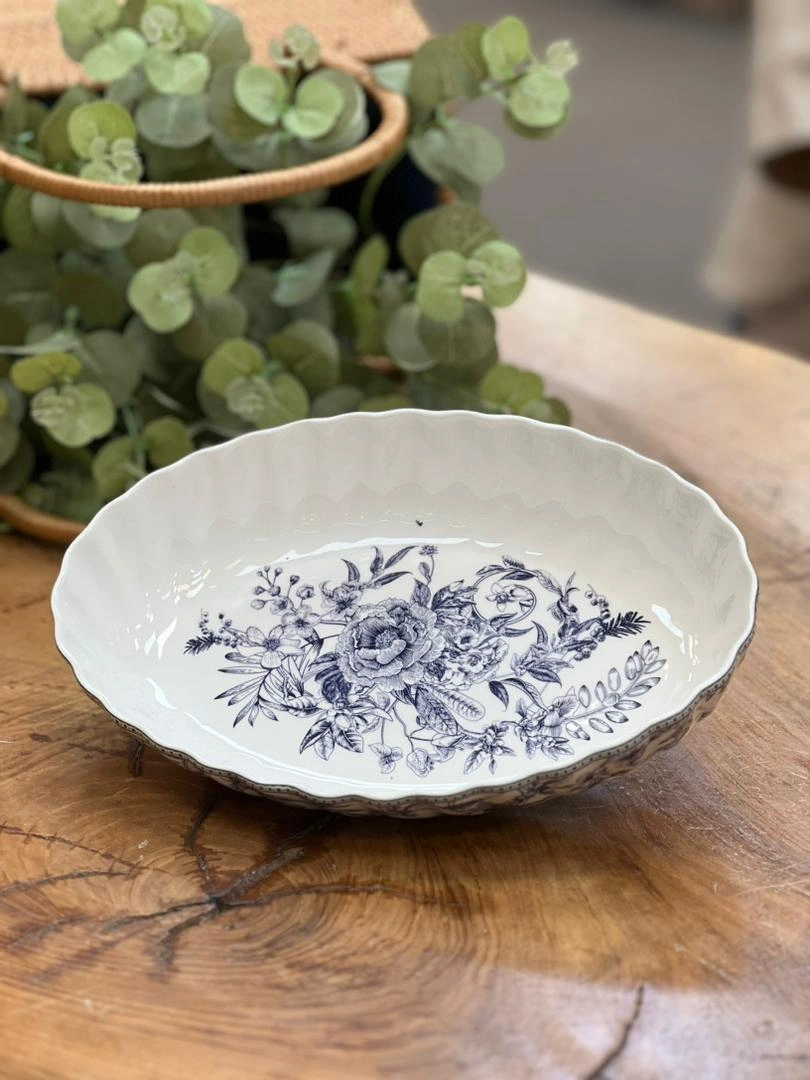 مرغ خوری برند گلد کیش مدل لوتوس با طراحی زیبا و مناسب برای سرو مرغ و خورشت.