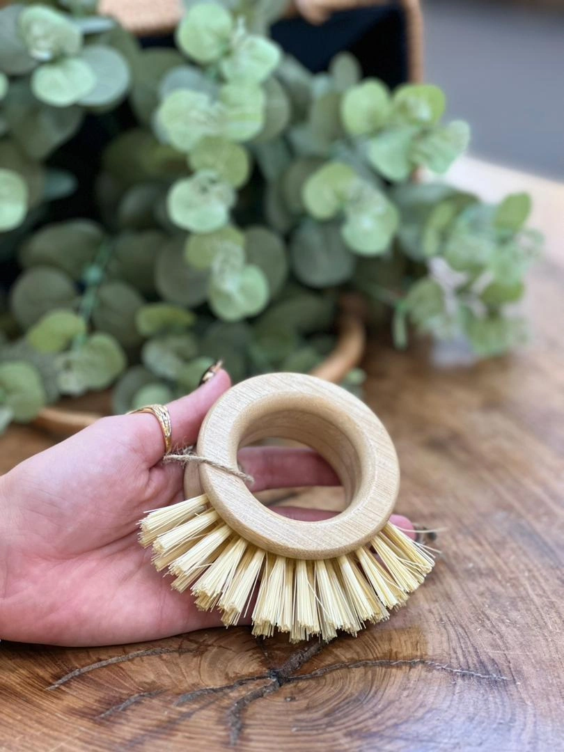 فرچه چوبی ظرفشویی مناسب حذف لکه و چربی قابلمه