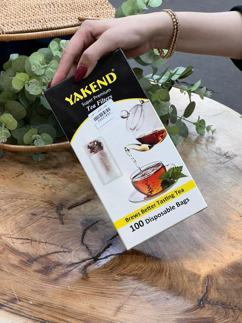 فیلتر چای و دمنوش ۱۰۰ عددی – مناسب برای دم‌کردن تمیز و آسان