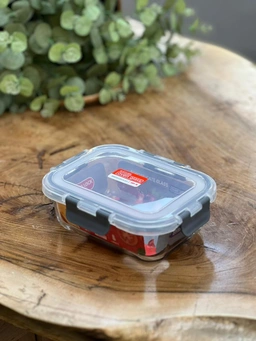 ظرف فریزری مستطیلی هوم کت برای نگهداری غذا در یخچال