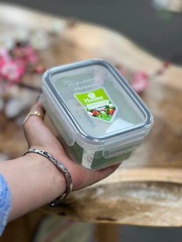 هوم کت فریزری مستطیل شفاف با بدنه مقاوم و درب محکم – مناسب انواع مواد غذایی