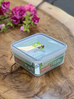 ظرف فریزری مربع کوتاه مناسب فریزر و یخچال