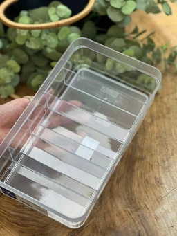 نظم‌دهنده پنج‌خانه Duman مدل Hur، شفاف و مقاوم، مناسب برای کشو و وسایل کوچک