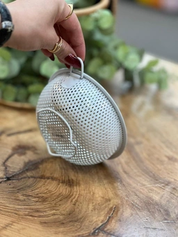 تفاله‌گیر پانچی استیل سفید – طراحی مقاوم