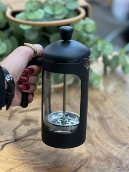 فرنچ پرس ۳۵۰ میل – بدنه پلاستیکی، شیشه شفاف و فیلتر استیل