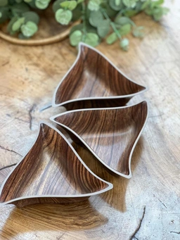 کاسه سه‌عددی کیپس طرح قاصدک – مناسب سرو تنقلات و دسر