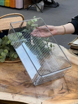 نظم‌دهنده شفاف برند اکسون مدل آنالیا ۲ – مناسب برای یخچال، کشو و کابینت